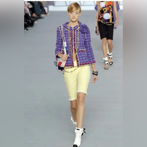CHANEL Jackets & Blazers - ***SOLD*** Chanel Purple Tweed Jacket- Spring 2006 Runway